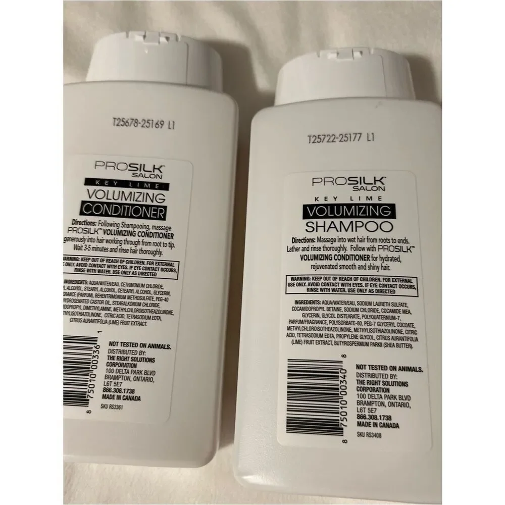 Prosilk Salon Volumizing Key Lime Shampoo And Conditioner Set 15 FI Oz